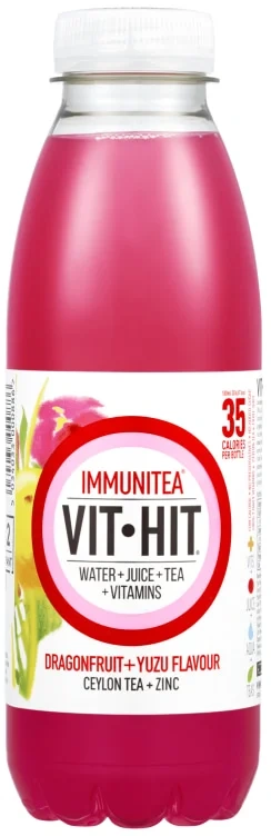 Vit Hit Immunitea Dragonfruit & Yuzu