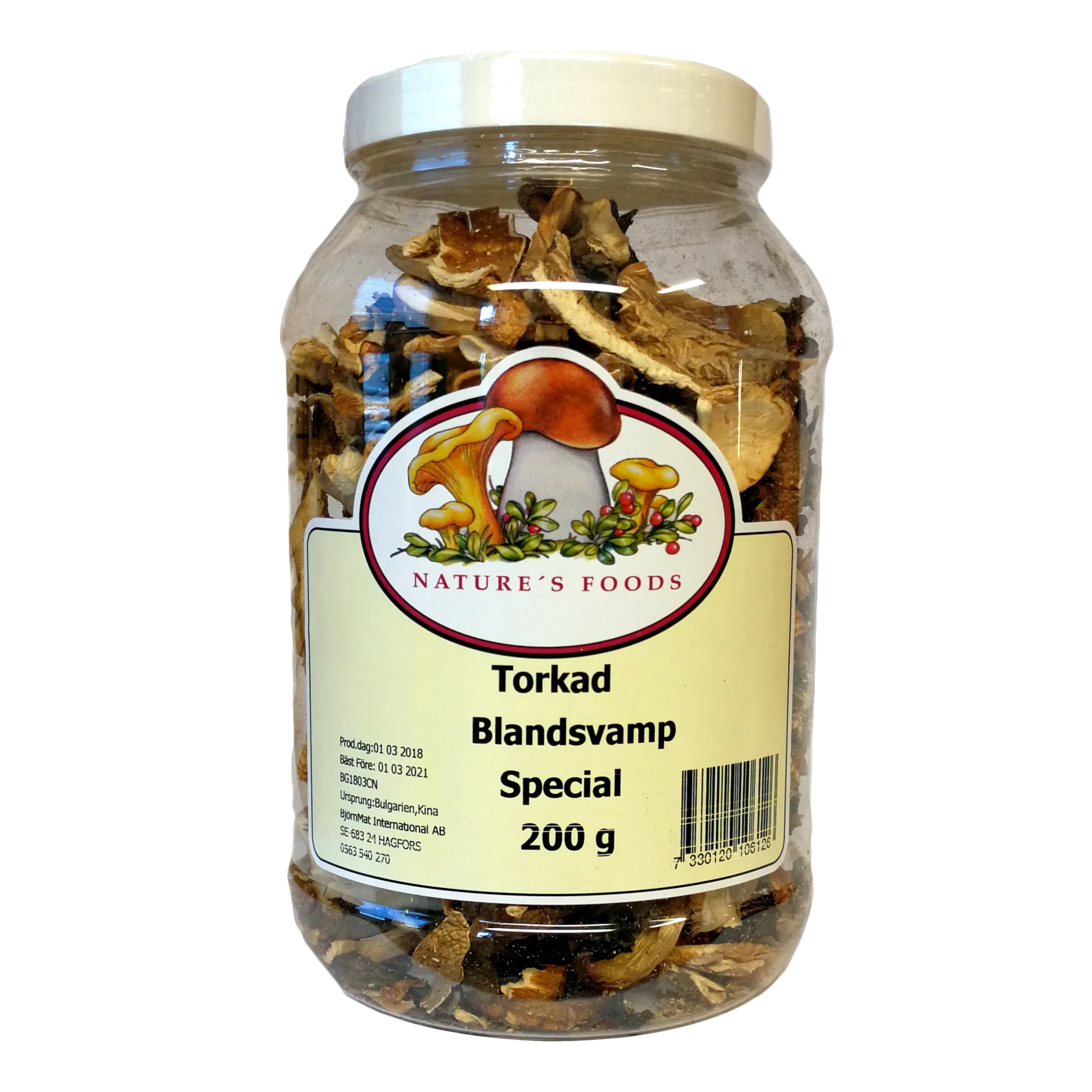 Torkad Blandsvamp skivad special
