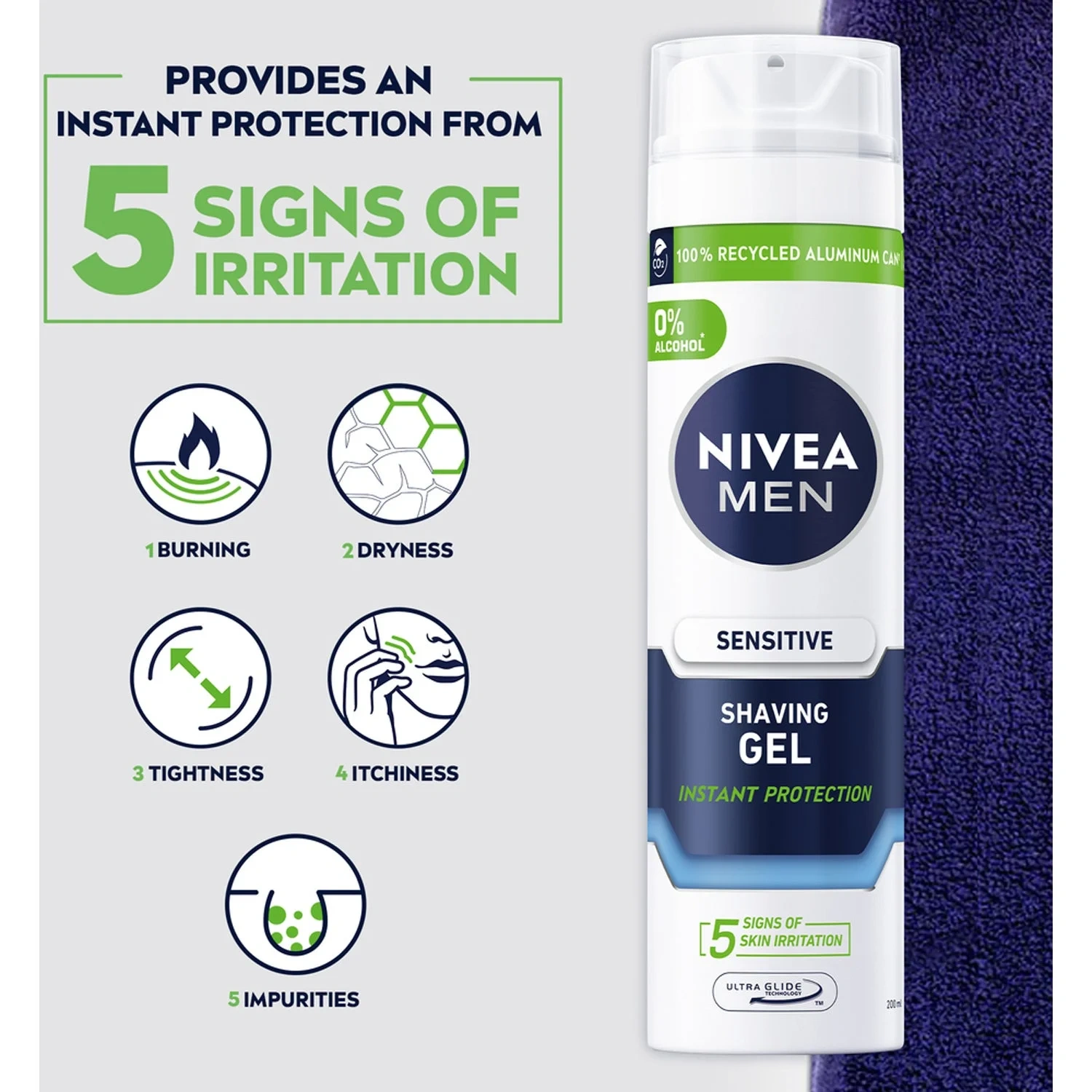 Nivea Men Sensitiv Shaving Gel 200ml