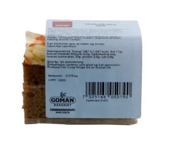 Coop Gulrotkake 2pk 275g