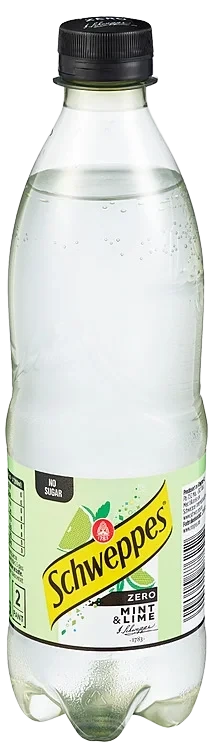 Schweppes mint og lime zero   24x0,5l