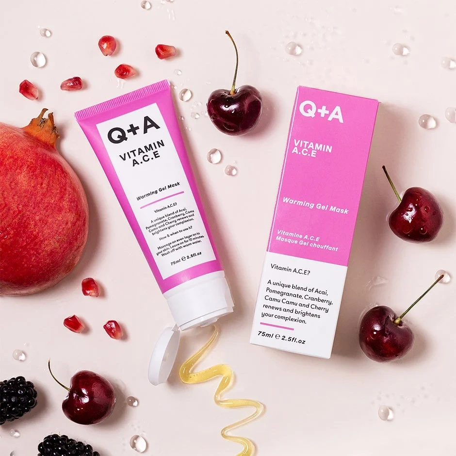 Q+A Vitamin A.C.E Warming Gel Mask