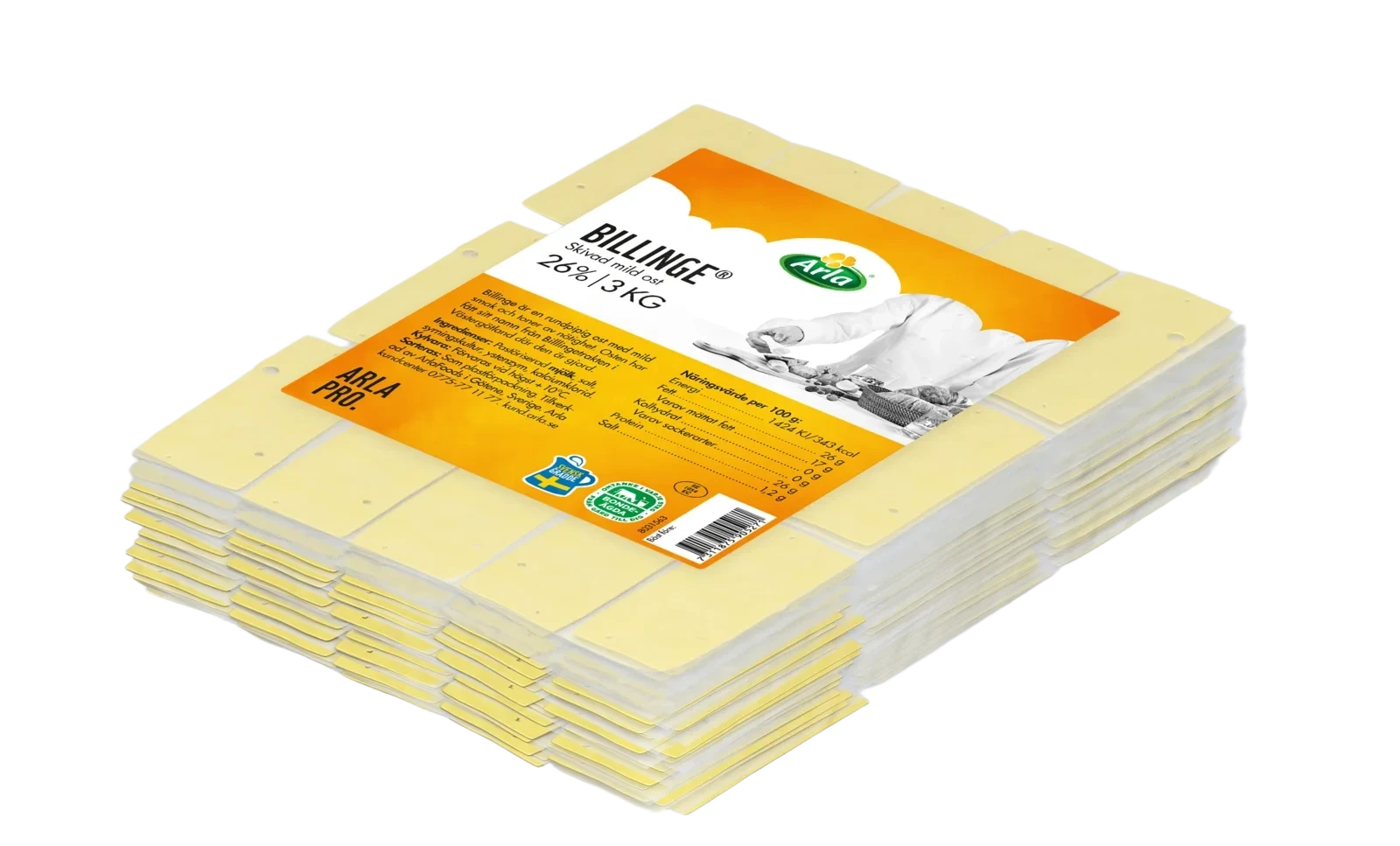 Billinge skivad ost 26%