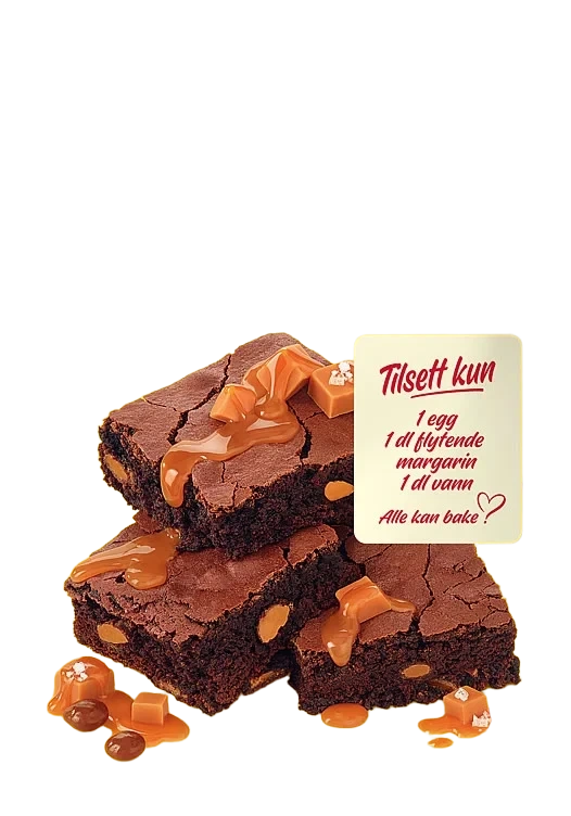 Brownie Mix Salt Karamell 541g Toro