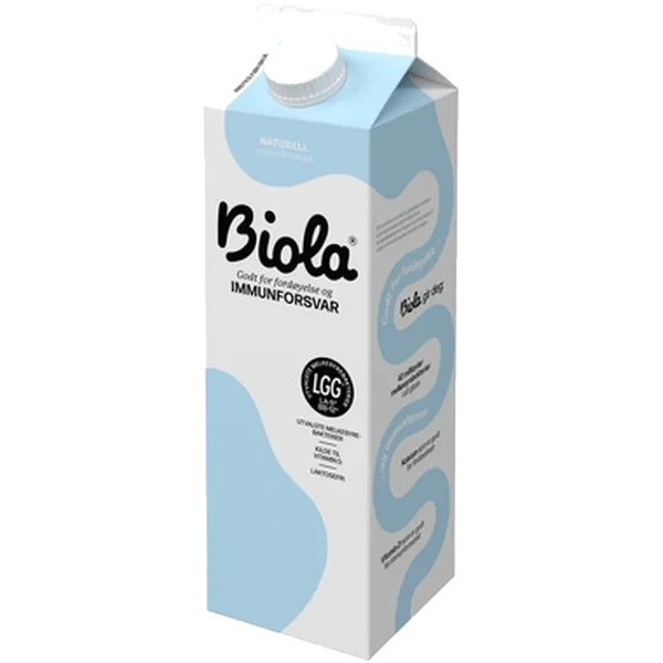 Biola Syrnet Melk Naturell 1000g Tine