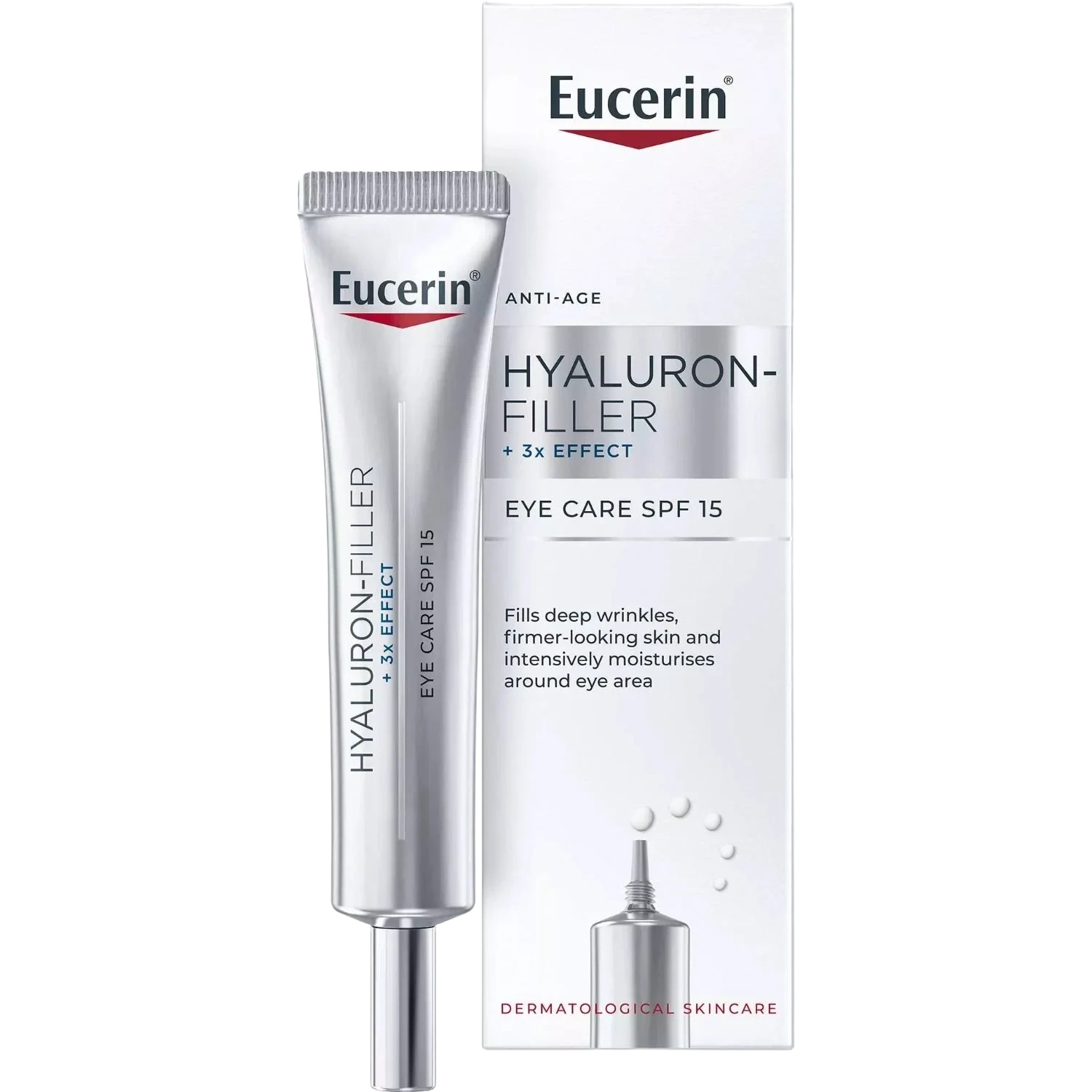 Eucerin Hyaluron-Filler + 3x Effect Eye Care SPF 15