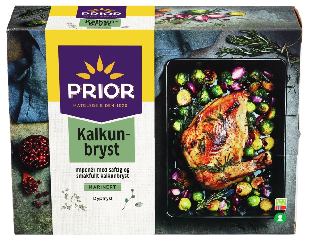 Marinert Kalkunbryst, ca 1,6kg - fryst