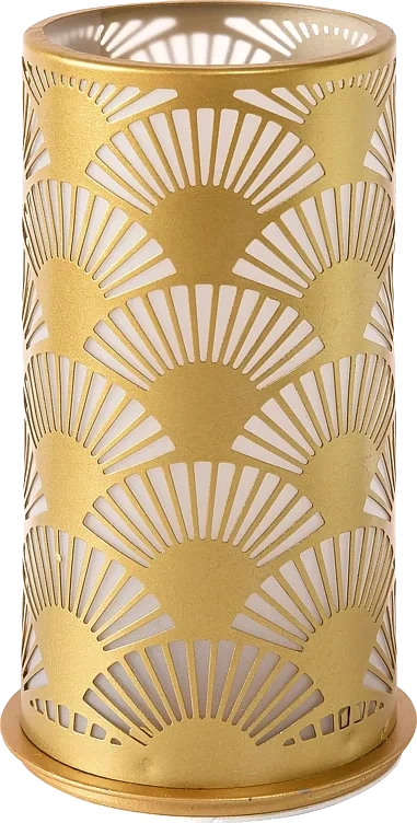 Lysholder Metall 140x75 Peacock/gold