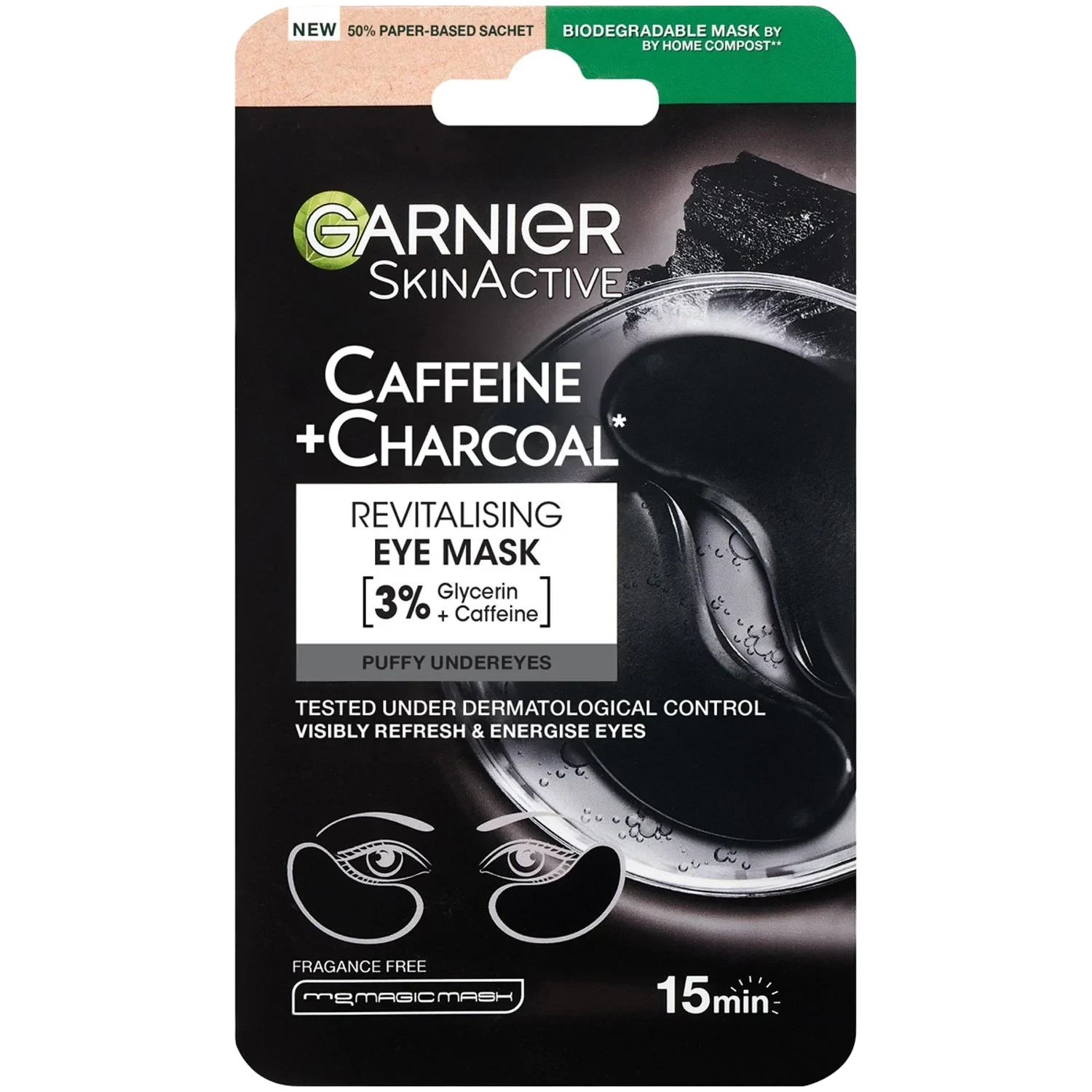 Garnier Skin Active Caffeine + Charcoal