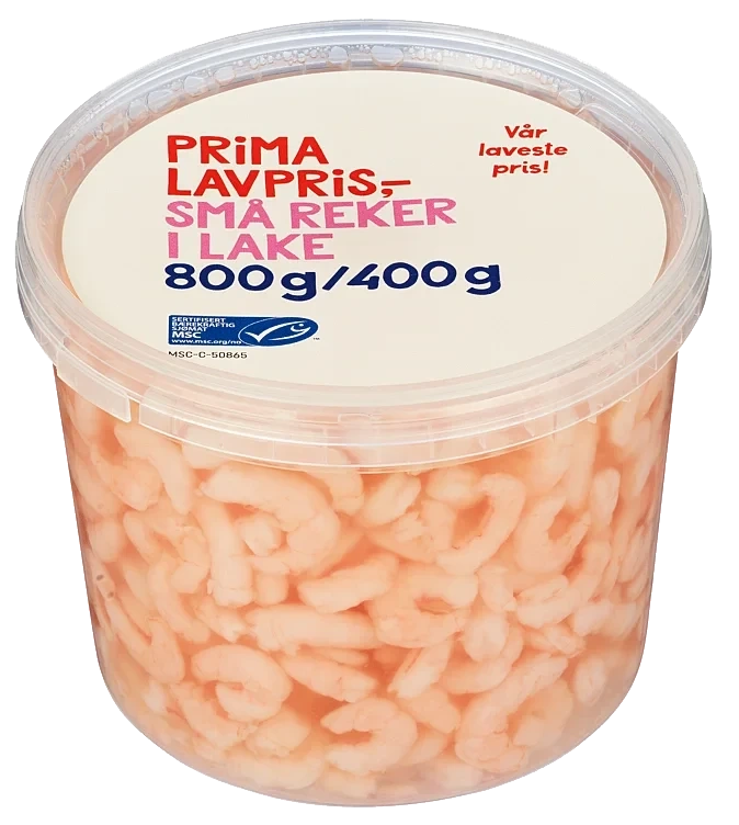 Reker i lake  400g