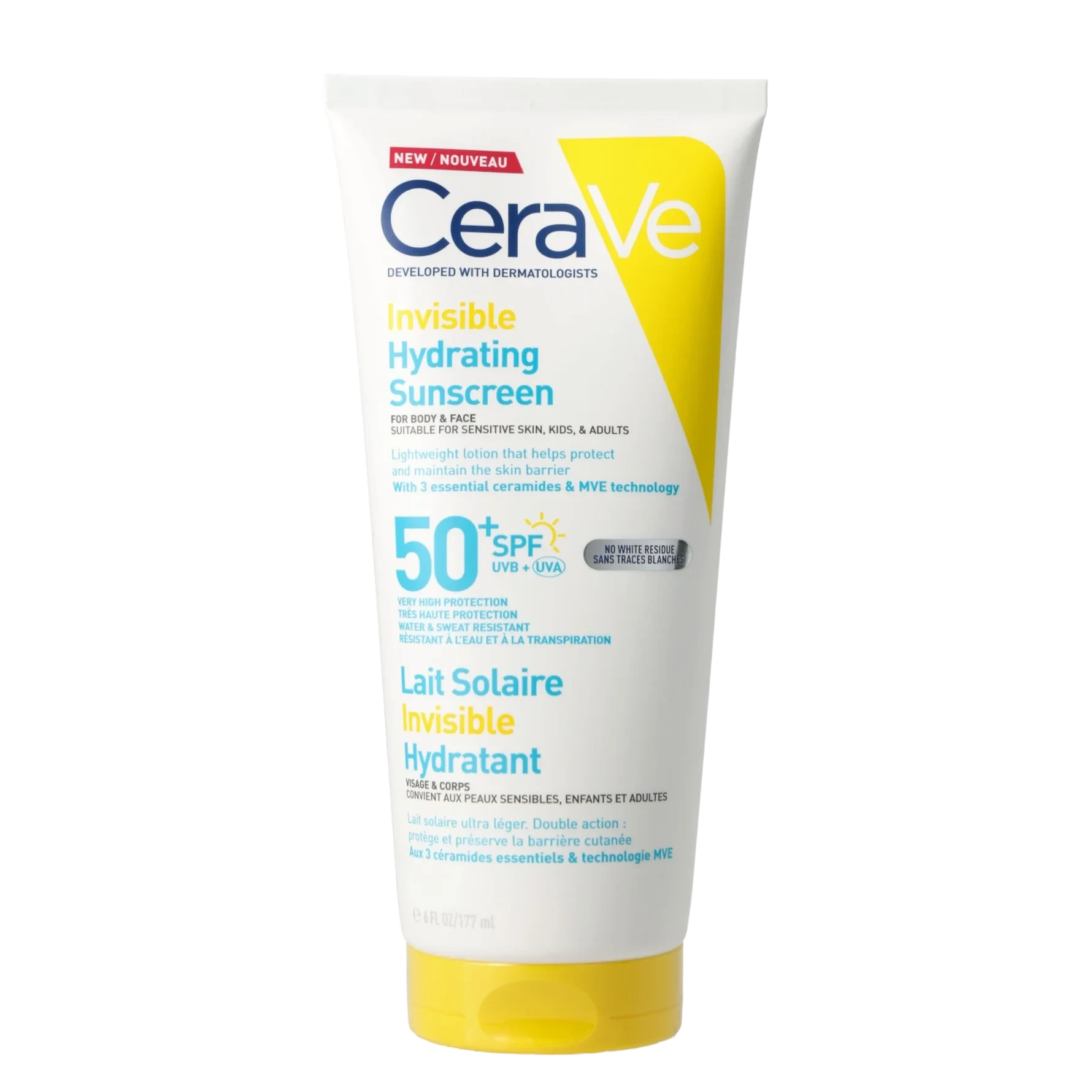 CeraVe Invisible Hydrating Sunscreen SPF50+ 177 ml