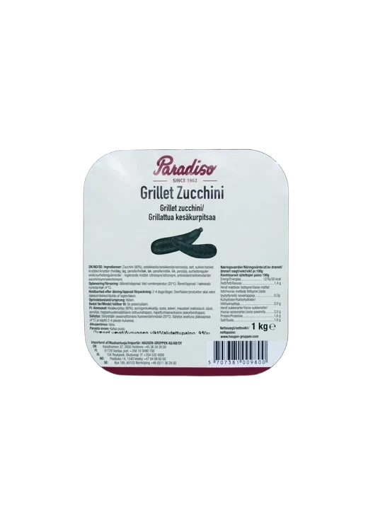 Paradiso Grillet Skivet Squash 1kg