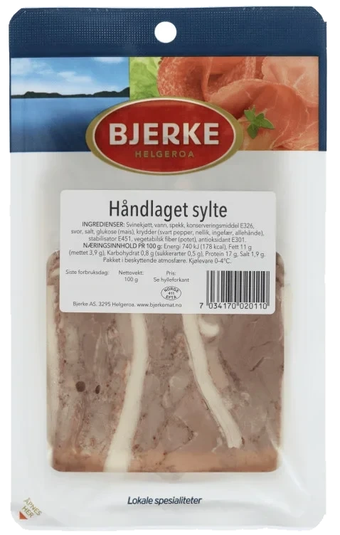 Sylte Håndlaget skivet 100g Bjerke