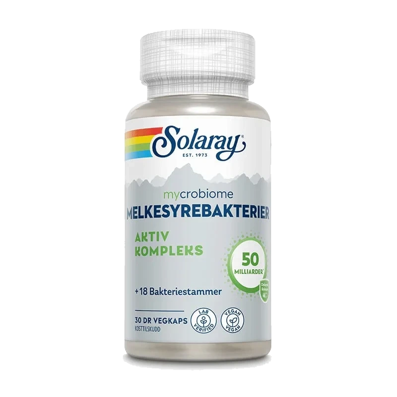 Solaray micrombiome aktiv 30 kapsler