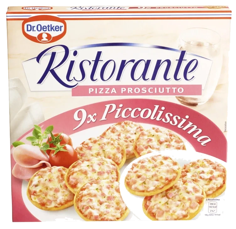 Ristorante Pizza Prosciutto Piccolissima 9stk