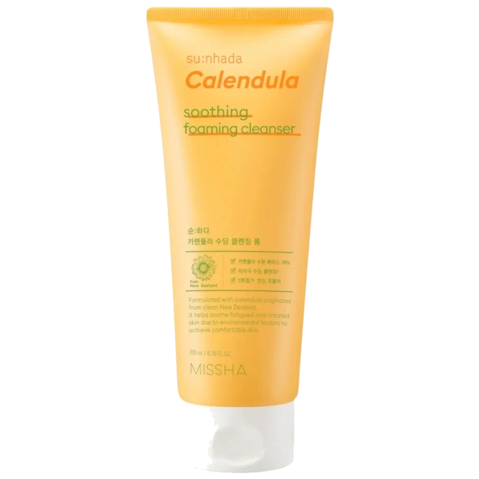 MISSHA Su:nhada Calendula Smoothing Foaming Cleanser
