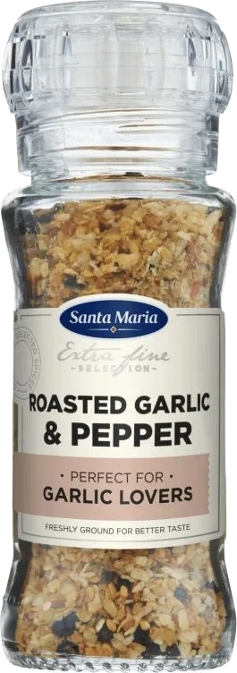 Roasted Garlic & Pepper Kvern 80g Santa Maria