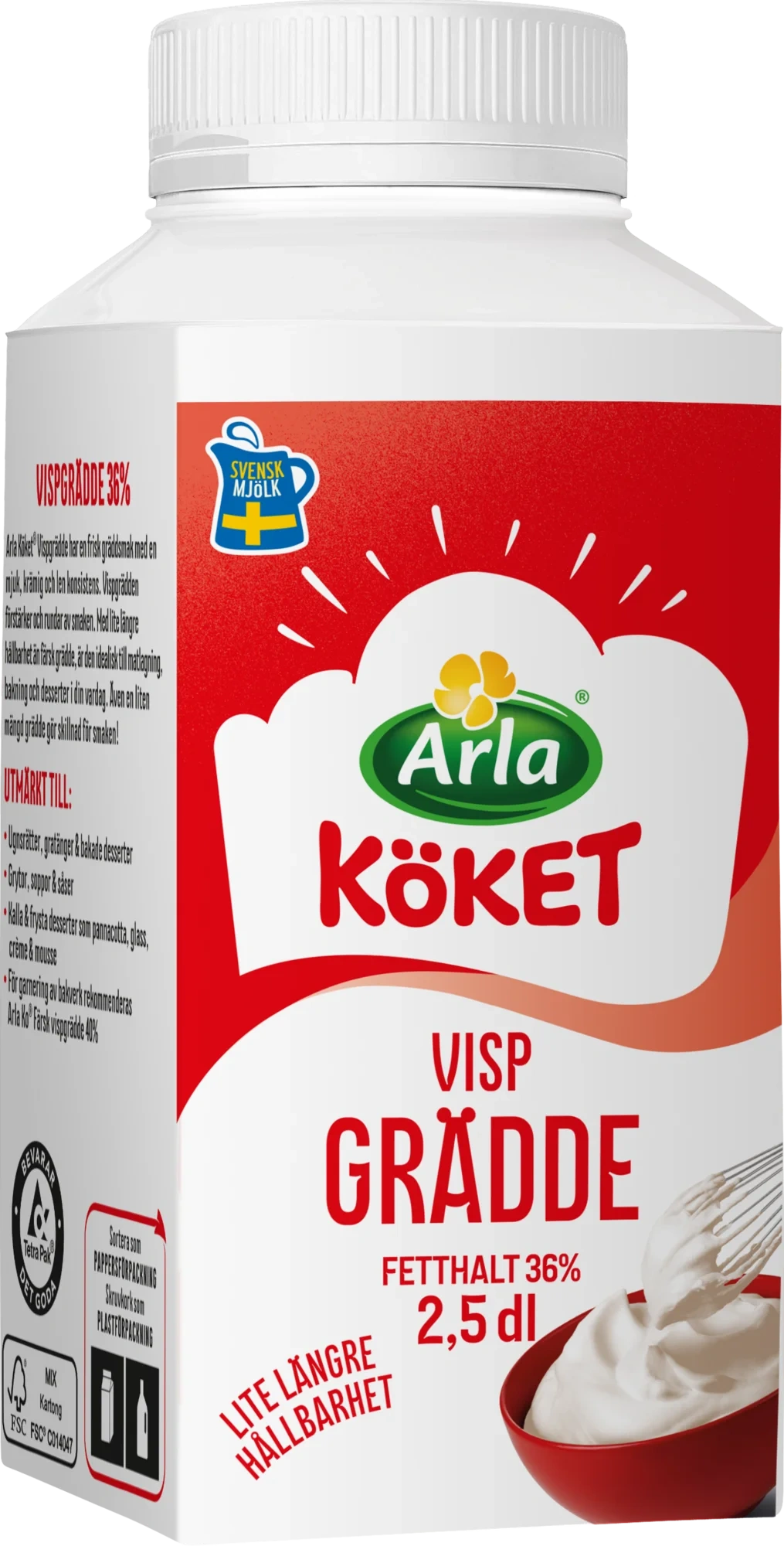 Vispgrädde 36%