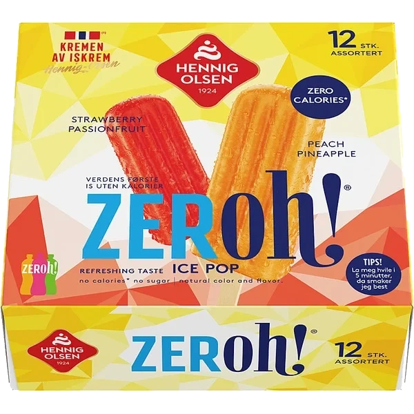 Zeroh! 12stk Hennig-olsen Is
