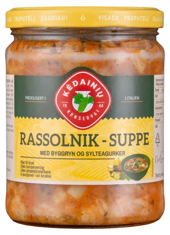 Suppe Rassolnik 480g Kedainiu