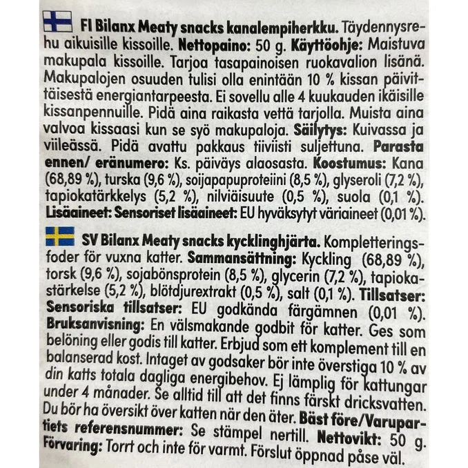 Kattgodis Kycklinghjärta