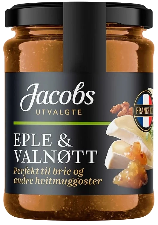 Syltetøy til Ost Eple&valnøtt 110g Jacobs