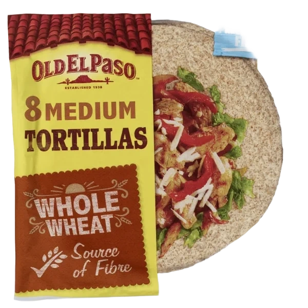 Tortilla Wholew 8 St 8'' 326g Oep