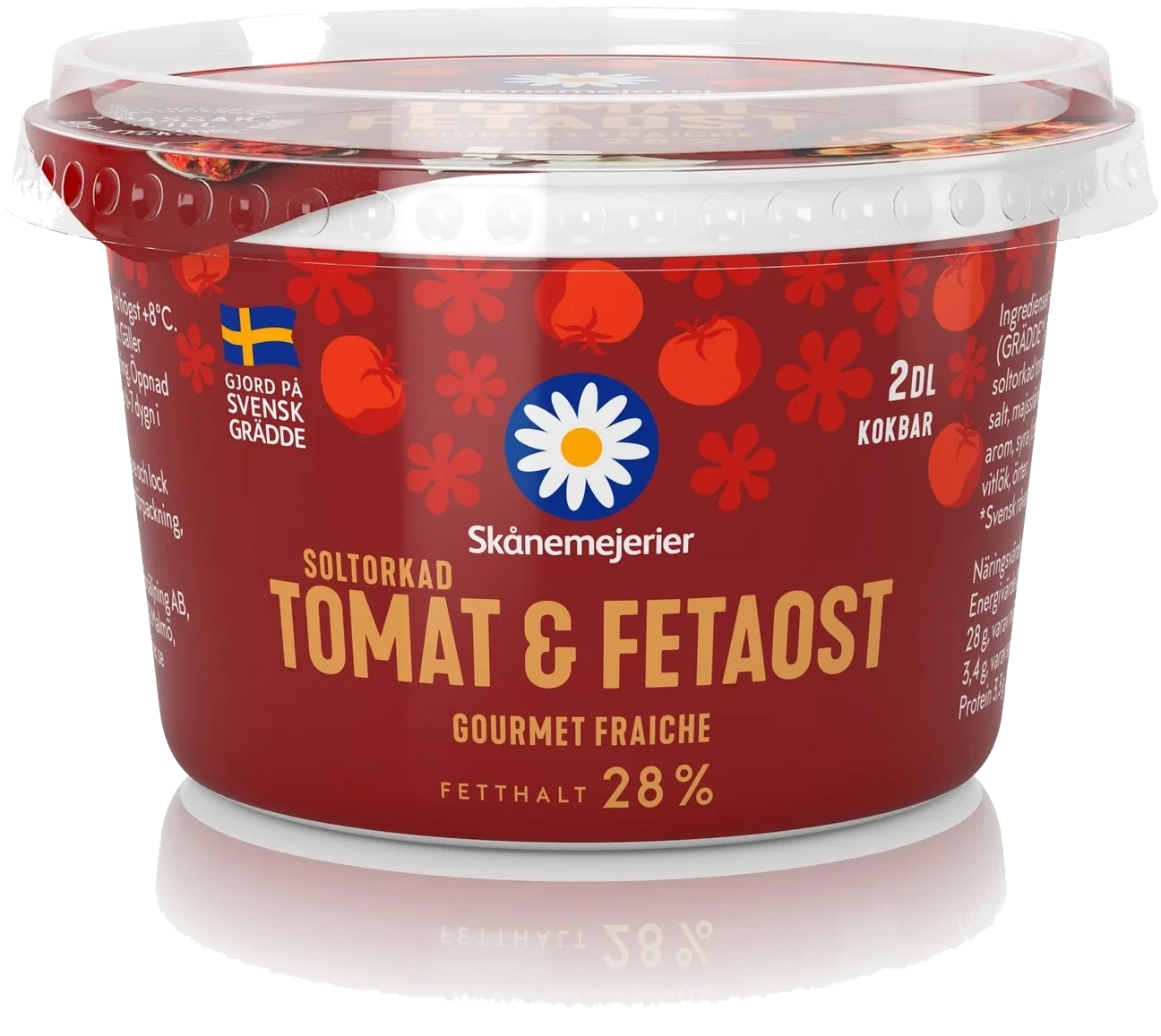 Crème Fraiche fetaost/solt tomat