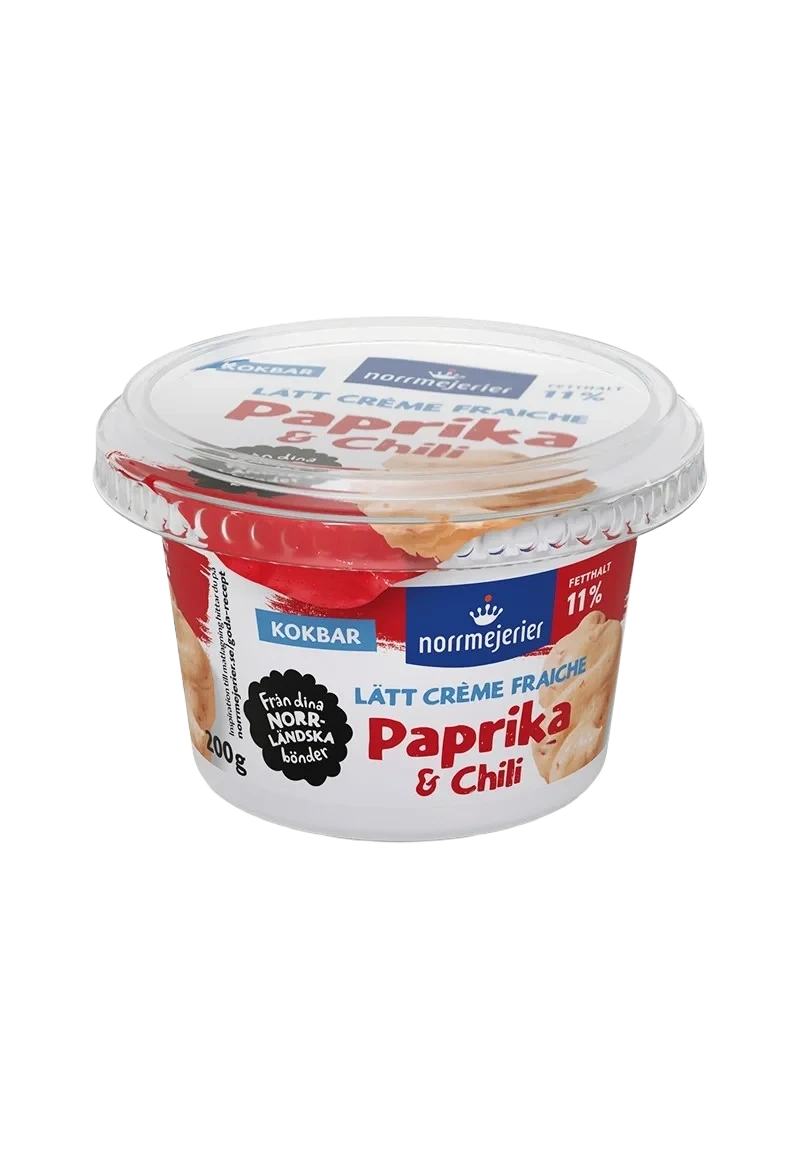 Lätt CremeFraiche 11% Paprika/Chili