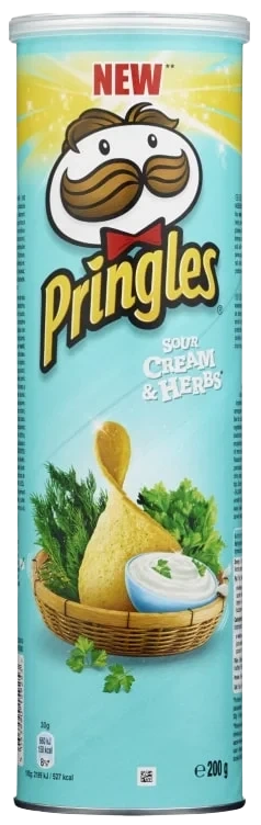 Pringles Sour Cream And Herbs 200g