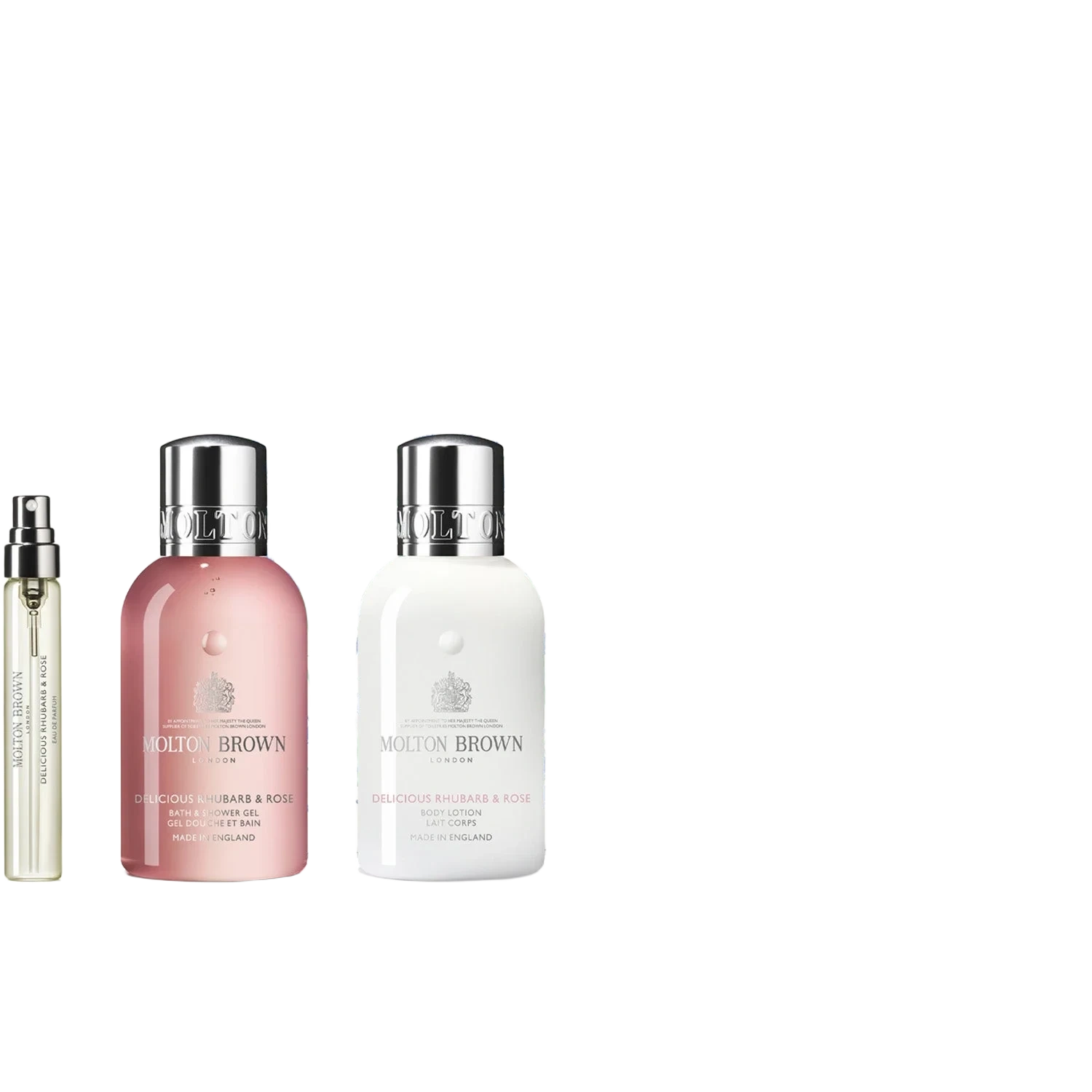 Molton Brown Delicious Rhubarb & Rose Travel Gift Set