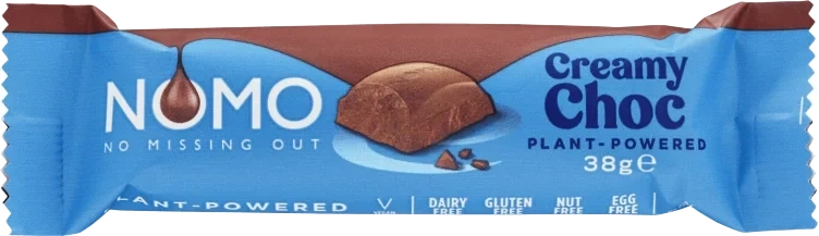 Nomo Sjokoladebar Naturell Gl.Fri&Vegansk 38g