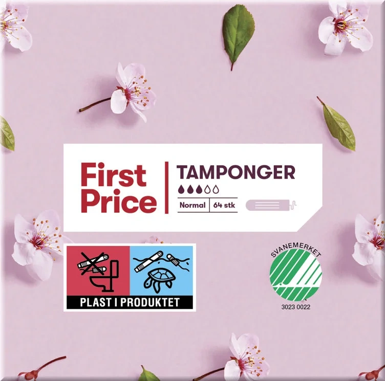Tamponger Normal 64stk First Price