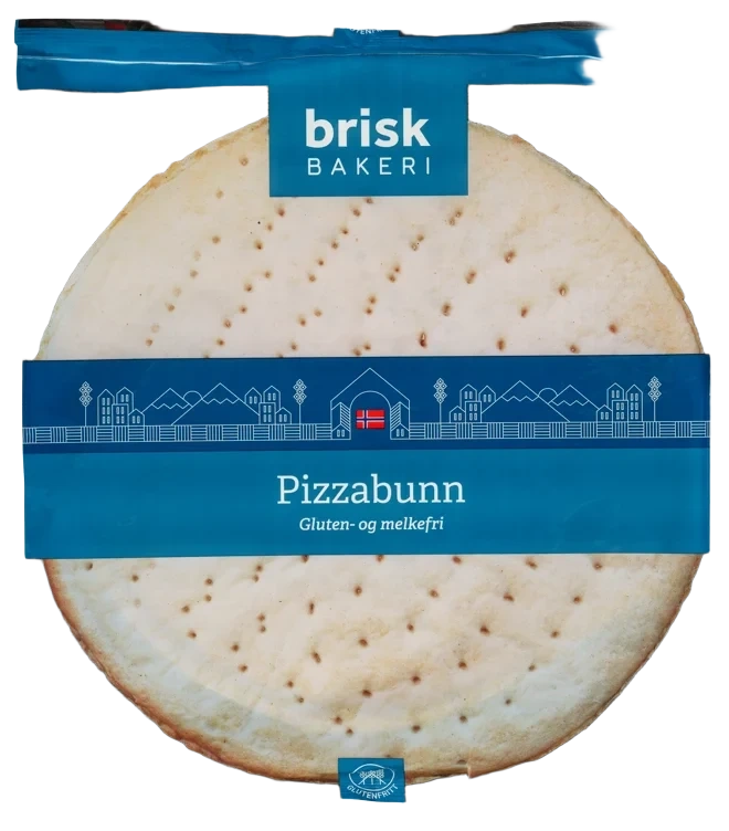 Pizzabunn lettsteikt glutenfri  300g