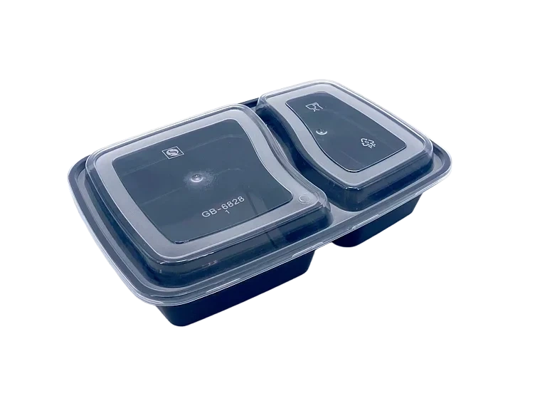 Afood Microbeger 2-roms Svart m/Lokk 50x800ml