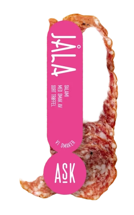 Jåla Trøffelsalami skivet 80g Ask Gård