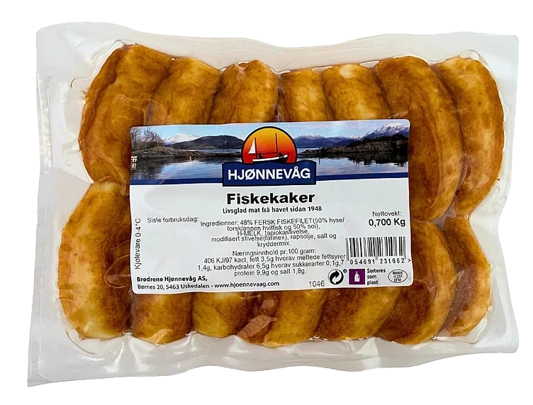 Fiskekaker  700g