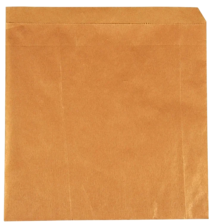 Burgerlomme 19x19cm 40g/m2 brun papir/pergament l.  1000stk