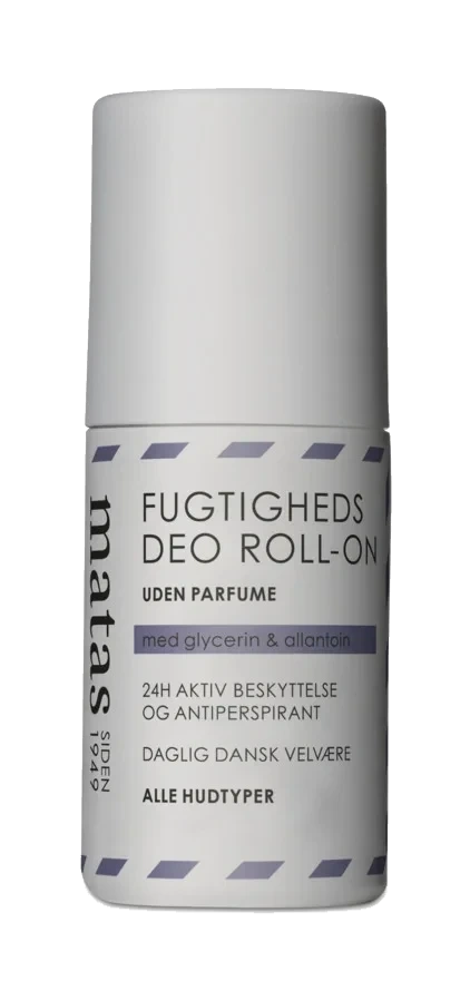 Matas Striber Moisturising Deodorant Roll-On Antiperspirant 24H Fragrance Free 50 ml