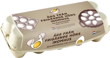 Ägg Frig 10p M/L