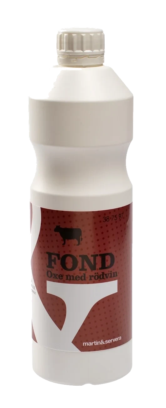 Oxfond med rödvin
