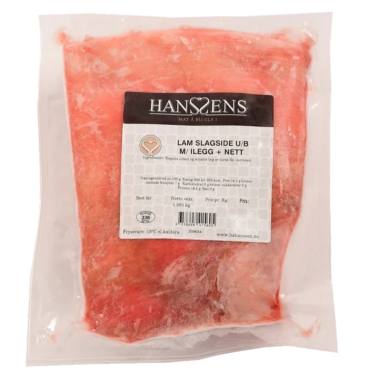 Lam Slagside u.B m/Ilegg Hanssens