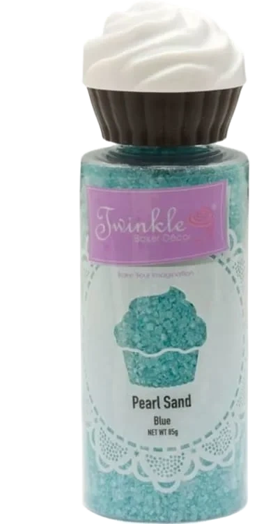 Kakestrø Sand Lys Blå 85g Twinkle