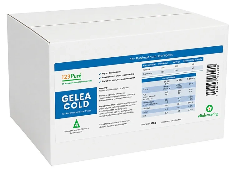 Gelea Cold Vital Ernæring Fortykningspulver