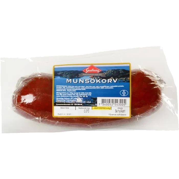 Munsökorv 270g Gudruns