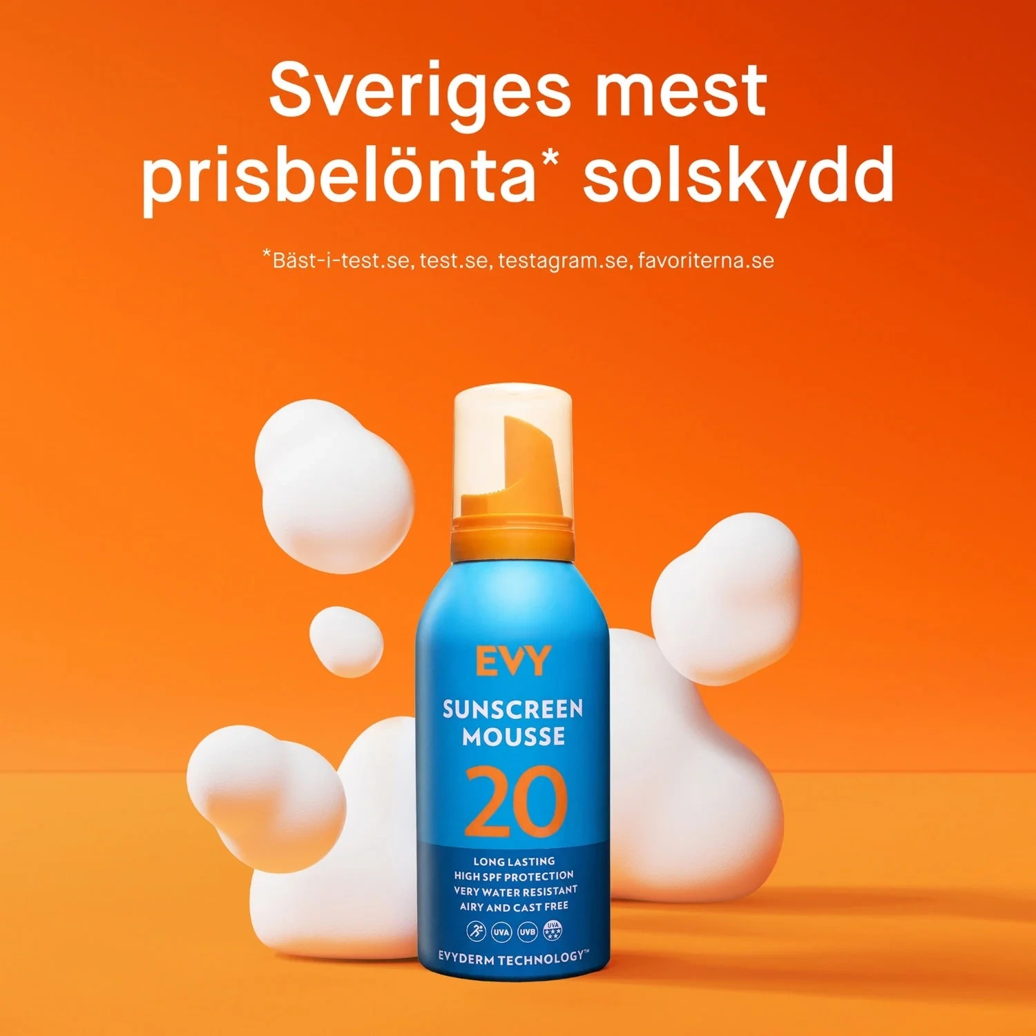 EVY Technology Sunscreen Mousse SPF20