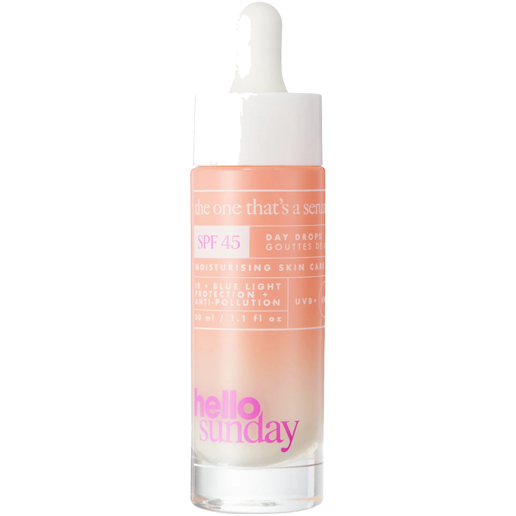 Hello Sunday The One That's A Serum - SPFDrops SPF45 30 ml