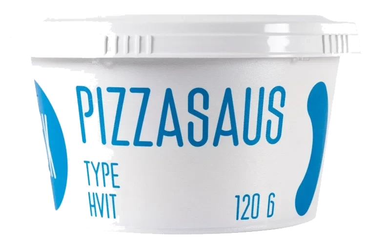 Pizzasaus Hvit Type 120g Ask