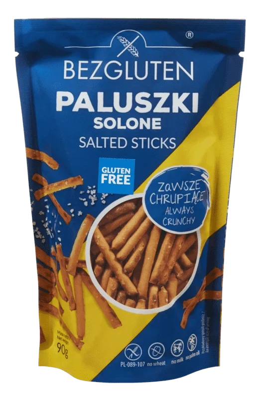 Bezgluten Salte Pretzel Sticks Glutenfri