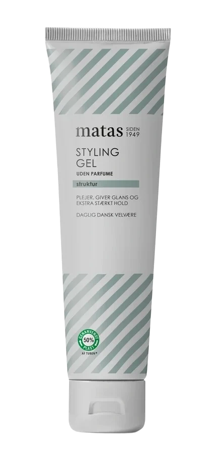 Matas Striber Styling Gel Extra Strong Hold Fragrance Free 100 ml